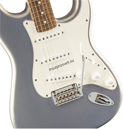 FENDER PLAYER STRATOCASTER®, PAU FERRO FINGERBOARD, SILVER электрогитара, цвет серый - фото 160107