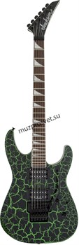 JACKSON SLX - SLIME GREEN CRACKLE электрогитара, цвет SLIME GREEN CRACKLE - фото 160130