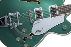 GRETSCH GUITARS G5622T EMTC CB DC GRG полуакустическая гитара, цвет зелёный - фото 160333