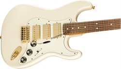 FENDER LTD MGNY BTP STRT 3H PF OWT GD электрогитара, цвет белый - фото 160634