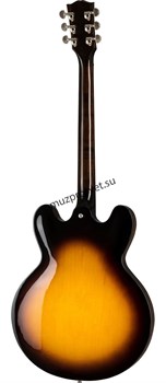 GIBSON 2019 ES-335 STUDIO VINTAGE BURST полуакустическая электрогитара, цвет санберст, в комплекте кейс - фото 161119