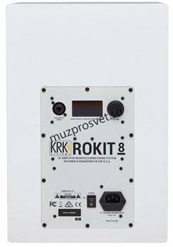 KRK RP8G4WN Активный 2-х полосный (Bi-Amp) 8-ти дюймовый студийный звуковой монитор, DSP, 25-полосный эквалайзер, лимитер, кросс - фото 161204