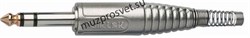 QUIK LOK G224 металлический кабельный разъем stereo JACK (TRS) 6.3 мм усиленный - фото 161498
