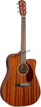 FENDER CD-140SCE DREAD AM W/CASE электроакустическая гитара, цвет натуральный, в комплекте кейс - фото 161546
