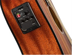 FENDER CD-140SCE DREAD AM W/CASE электроакустическая гитара, цвет натуральный, в комплекте кейс - фото 161549