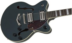GRETSCH G2655 STRML CB JR DC GNMTL полуакустическая электрогитара, цвет зеленый металлик - фото 161789