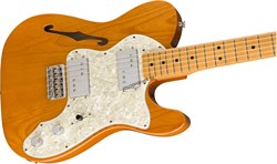 FENDER VINTERA '70S TELECASTER® THINLINE, AGED NATURAL полуакустическая гитара, цвет натуральный, в комплекте чехол - фото 161821