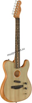 FENDER ACOUSTASONIC TELE SNG W/ BAG электроакустическая гитара, цвет серый, в комплекте чехол - фото 161857