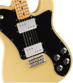 FENDER VINTERA '70S TELECASTER® DELUXE, MAPLE FINGERBOARD, VINTAGE BLONDE электрогитара, цвет бежевый, в комплекте чехол - фото 162197