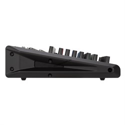 RCF F 10XR	Микшерный пульт, 4 микрофонных входа, 4 стерео входа, 1 AUX/FX посыл, процессор эффектов, компрессор на 2-х микрофонных входах, 3-полосн./2-полосн. EQ, USB вход/выход, мастер выход XLR, внешний БП. - фото 162537
