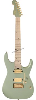 CHARVEL PM ANGEL V. DK247 2PT HH STN GR 7-струнная электрогитара, цвет зеленый - фото 162861