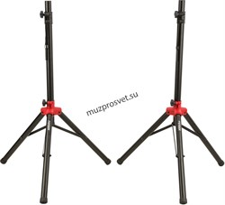 FENDER COMPACT SPEAKER STANDS W/BAG регулируемые стойки для акустических систем, в комплекте чехол - фото 162947