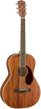 FENDER PM-2 PARLOR ALL-MAH W/CASE OV акустическая гитара, цвет натуральный, в комплекте кейс - фото 163102