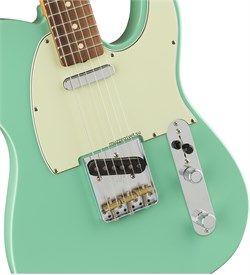 FENDER VINTERA '60S TELECASTER® MODIFIED, PAU FERRO FINGERBOARD, SEA FOAM GREEN электрогитара, цвет зелёный, в комплекте чехол - фото 163311