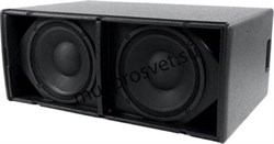 MARTIN AUDIO SX210 пассивный сабвуфер, серия, 2x10', 4Ом, 500Вт AES/2000Вт пик, SPL 133 дБ пик, цвет черный - фото 163346