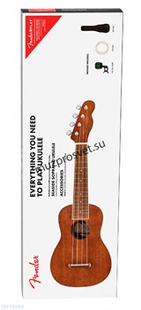 Fender Seaside Soprano Uke Pack, Nat укулеле сопрано в комплекте - фото 163517