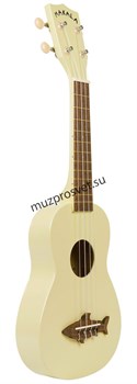 KALA MK-SS/YLW MAKALA SHARK, SOPRANO UKULELE, YELLOW CO укулеле сопрано, цвет желтый - фото 163604