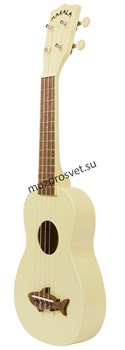 KALA MK-SS/YLW MAKALA SHARK, SOPRANO UKULELE, YELLOW CO укулеле сопрано, цвет желтый - фото 163605