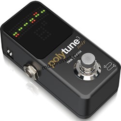 TC ELECTRONIC POLYTUNE 3 NOIR педальный тюнер в уменьшенном корпусе, цвет черный - фото 163737