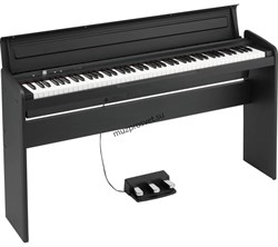 KORG LP-180-BK цифровое пианино, 88 клавиш, 10 тембров, 2 эффекта (реверб и хорус), тройная педаль, стойка и адаптор питания в к - фото 164185