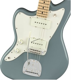 FENDER AM PRO JZMSTR MN SNG LH электрогитара (левосторонняя модель), цвет серый, кейс в комплекте - фото 164604