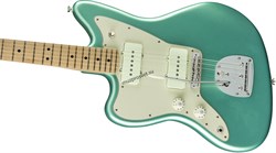 FENDER AM PRO JZMSTR MN MSF LH электрогитара (левосторонняя модель), цвет бирюзовый, кейс в комплекте - фото 164616