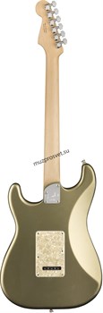 FENDER AM ELITE STRAT HSS EB SATN JPM электрогитара, цвет зеленый металлик, в комплекте кейс - фото 164639