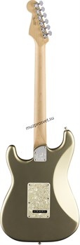 FENDER AM ELITE STRAT MN SATIN JPM электрогитара, цвет зеленый металлик, в комплекте кейс - фото 164645