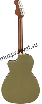 FENDER Newporter Player Olive Satin электроакустическая гитара, цвет зеленый - фото 164763