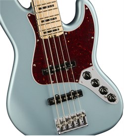 FENDER AM ELITE J BASS V MN SATIN IBM 5-струнная бас-гитара, цвет синий металлик, в комплекте кейс - фото 164769