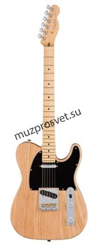 FENDER USA FLMTP CHAMB TELE MN NAT электрогитара, цвет натуральный - фото 164819