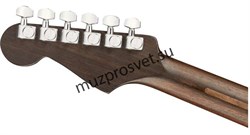 FENDER US THIN FLM STRAT HSS ROSE VIB полуакустическая электрогитара, цвет санберст - фото 164828