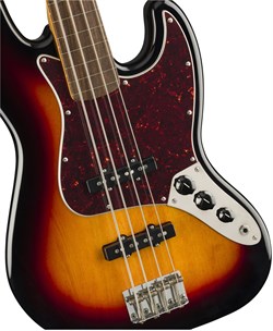 FENDER SQUIER SQ CV 60s JAZZ BASS FL LRL 3TS 4-струнная безладовая бас-гитара, цвет санберст - фото 164942