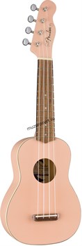 FENDER VENICE SOPRANO UKE SHP WN укулеле сопрано, цвет коралловый - фото 165579