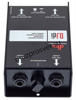 DBX DJDI пассивный двухканальный директ-бокс - фото 165625