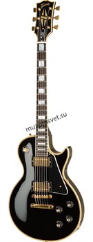 GIBSON CUSTOM SHOP 1968 Les Paul Custom Reissue Gloss Ebony электрогитара, цвет черный, в комплекте кейс - фото 165787