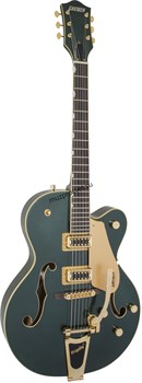 GRETSCH G5420TG-LTD EMTC HLW LTD CDG полуакустическая электрогитара, цвет зеленый металлик - фото 165913