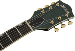 GRETSCH G5420TG-LTD EMTC HLW LTD CDG полуакустическая электрогитара, цвет зеленый металлик - фото 165917
