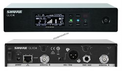 SHURE QLXD14E/153B G51 радиосистема с поясным передатчиком и ушным микрофоном MX153B (черный) - фото 166191