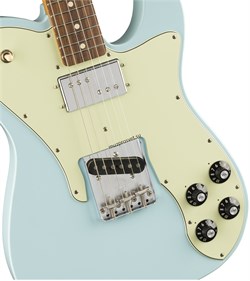 FENDER VINTERA '70S TELECASTER® CUSTOM, PAU FERRO FINGERBOARD, SONIC BLUE электрогитара, цвет голубой, в комплекте чехол - фото 166279
