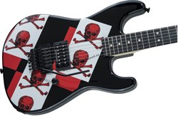 CHARVEL SS MODEL 2 1H FR EBN - SKULL N BONES электрогитара - фото 166469