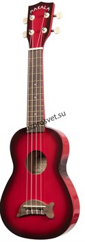 KALA MK-SD/RDBURST MAKALA RED BURST DOLPHIN UKULELE укулеле сопрано, цвет Red Burst - фото 167052