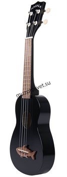 KALA MK-SS/BLK MAKALA SHARK, SOPRANO UKULELE, BLACKTIP, укулеле сопрано, цвет черный - фото 167069