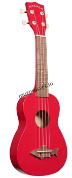 KALA MK-SS/RED MAKALA SHARK, SOPRANO UKULELE, RED SEA, укулеле сопрано, цвет красный - фото 167078