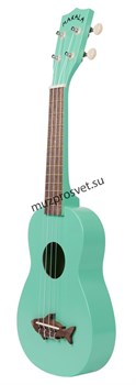 KALA MK-SS/GRN MAKALA SHARK, SOPRANO UKULELE, SURF GREEN укулеле сопрано, цвет зеленый - фото 167086