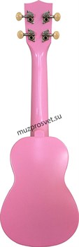 KALA MK-SS/PNK MAKALA SHARK, SOPRANO UKULELE, SHELL PIN укулеле сопрано, цвет розовый - фото 167088