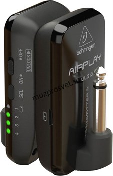 BEHRINGER AIRPLAY GUITAR ULG10 цифровая инструментальная радиосистема Jack TS, 2,4 GHz, до 30 м, до 6,5 ч., 5мс, 4 канала, USB - фото 167184