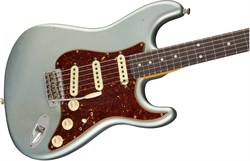 FENDER 2019 POSTMODERN STRATOCASTER® JOURNEYMAN RELIC®, ROSEWOOD FINGERBOARD, FADED AGED BLUE ICE METALLIC электрогитара - фото 167207