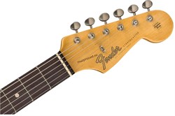 FENDER 2019 POSTMODERN STRATOCASTER® JOURNEYMAN RELIC®, ROSEWOOD FINGERBOARD, FADED AGED BLUE ICE METALLIC электрогитара - фото 167210