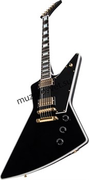 GIBSON EXPLORER CUSTOM W/ EBONY FINGERBOARD GLOSS электрогитара, цвет черный, в комплекте кейс - фото 167497